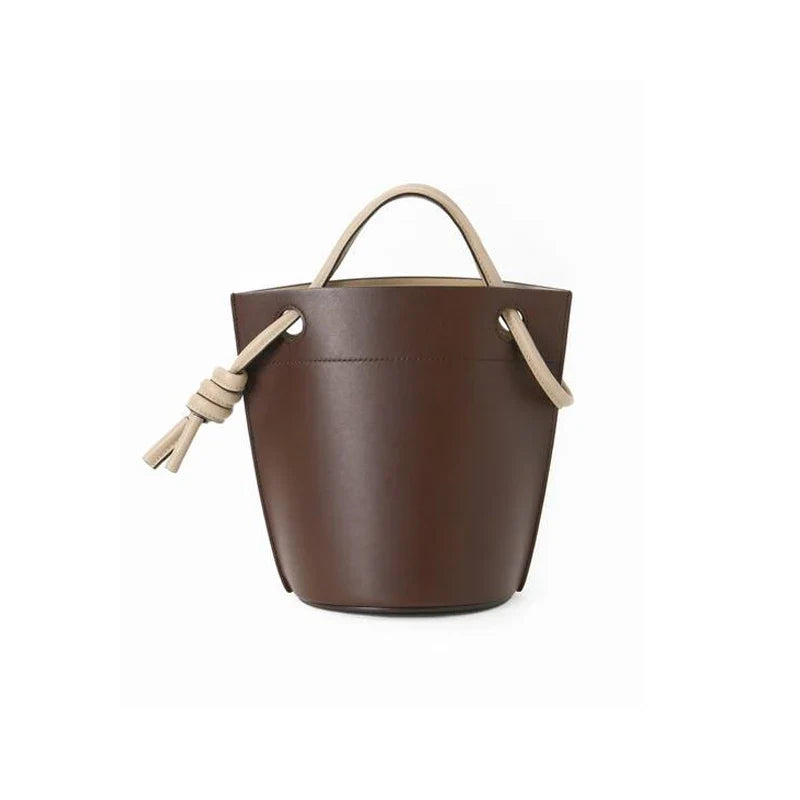 Sac polyvalent et luxueux en forme de seau pour femme