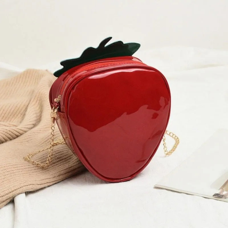 Sac porté main style fraise