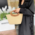 Sac pour femme matière rotin
