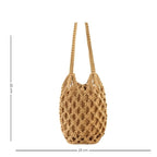 Sac pour femme seau effet filet