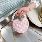 Sac pour fillette décoré d’un cœur