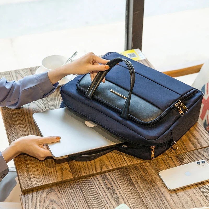 Sac pour ordinateur féminin, pratique et portable