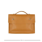 Sac pour ordinateur femme marron et imperméable