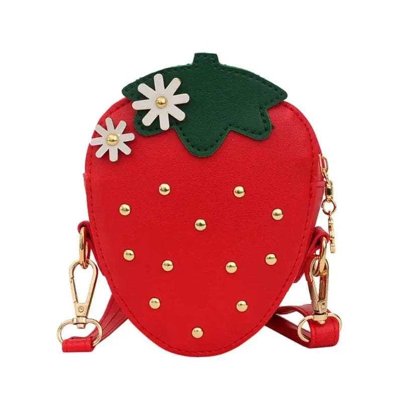 Sac pour petite fille au design de fraise