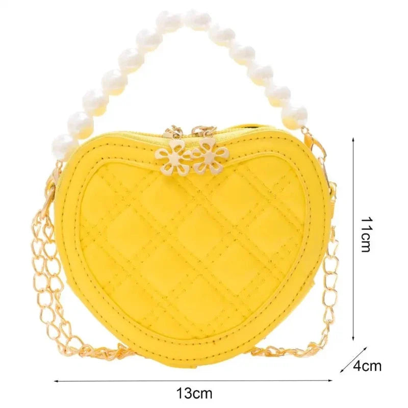 Sac pour petite fille au motif cœur