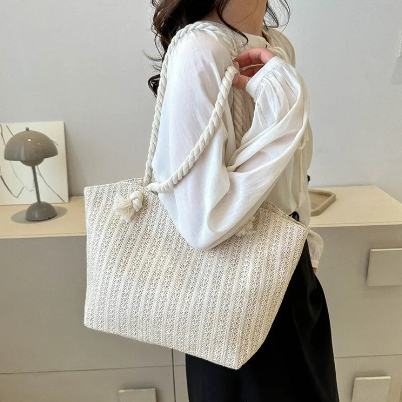 Sac pour plage façon panier