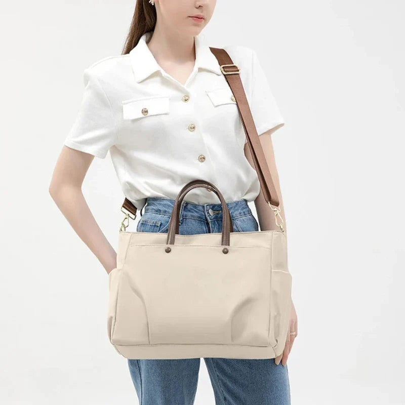 Sac pratique en nylon pour ordinateur femme