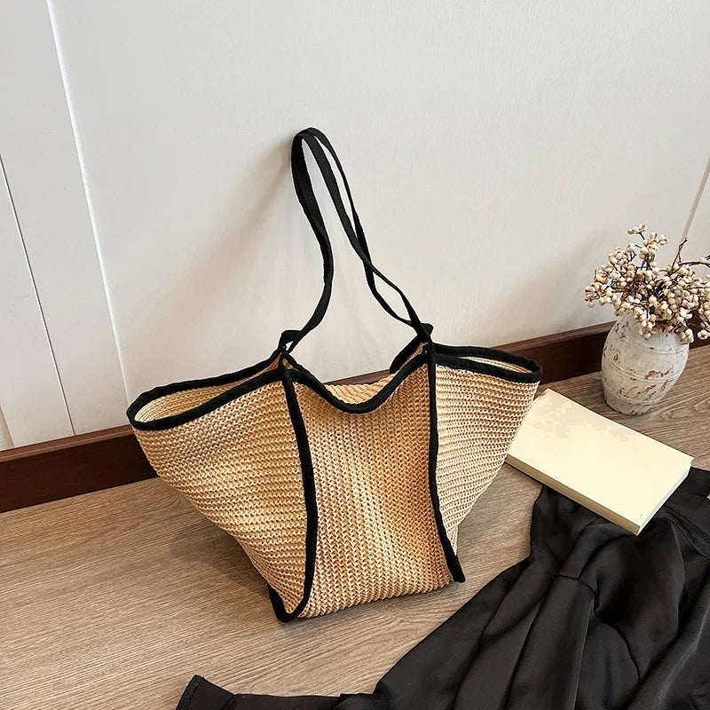 Sac pratique et chic de grande taille pour la plage