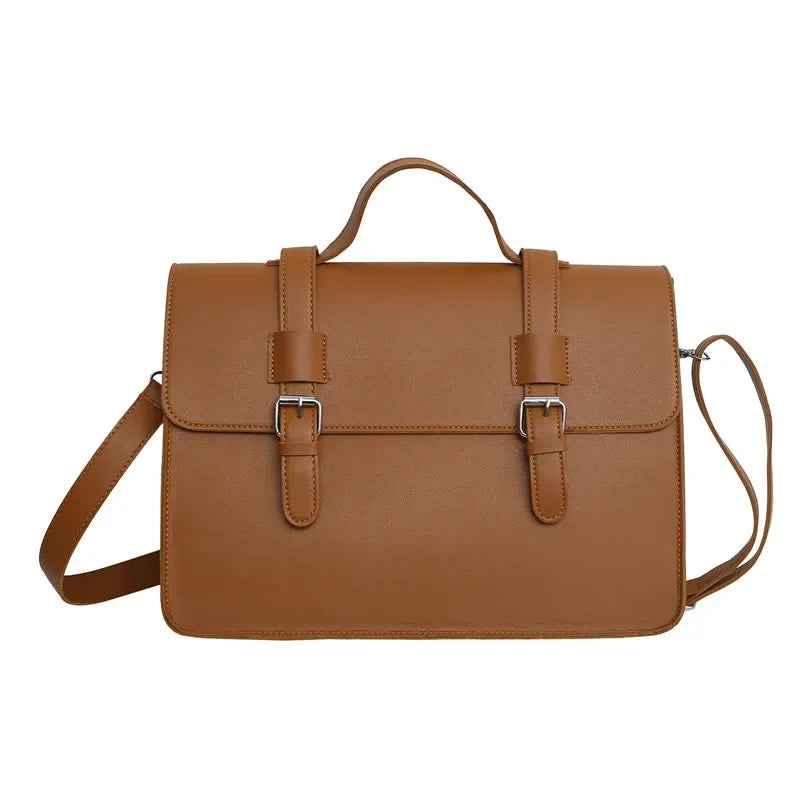 Sac rectangulaire de type cartable pour femme
