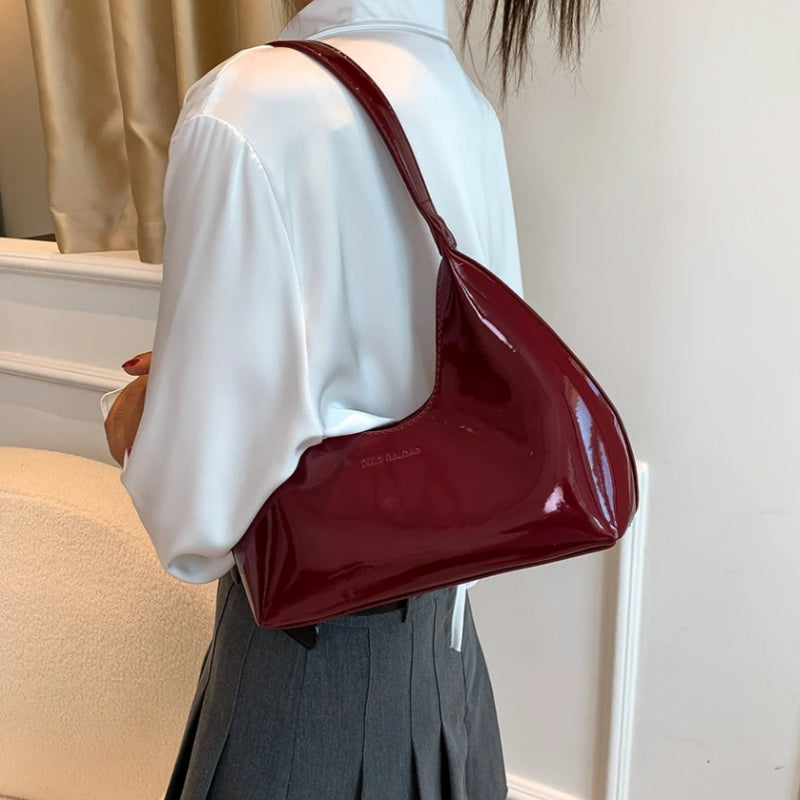 Sac rétro à main format baguette