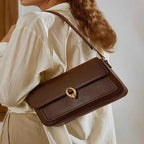 Sac rétro chic à main de forme baguette