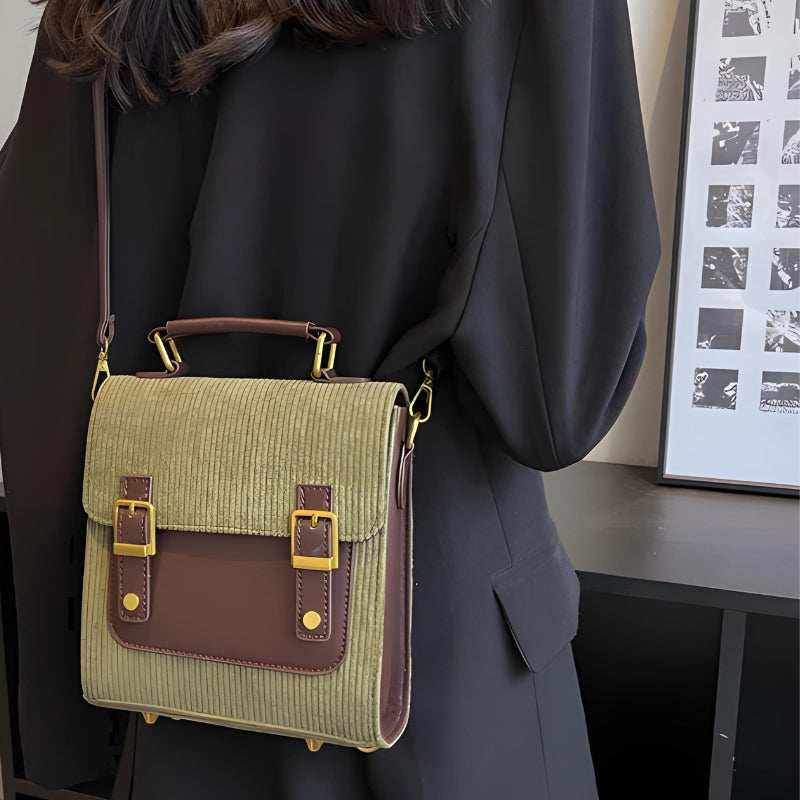 Sac rétro en forme de cartable