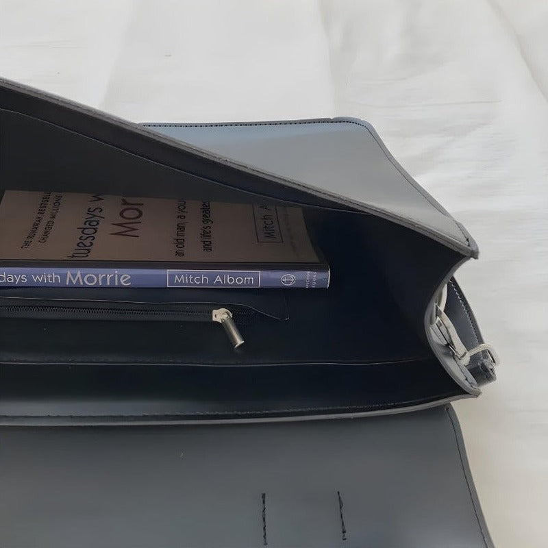 Sac rétro façon cartable à dos