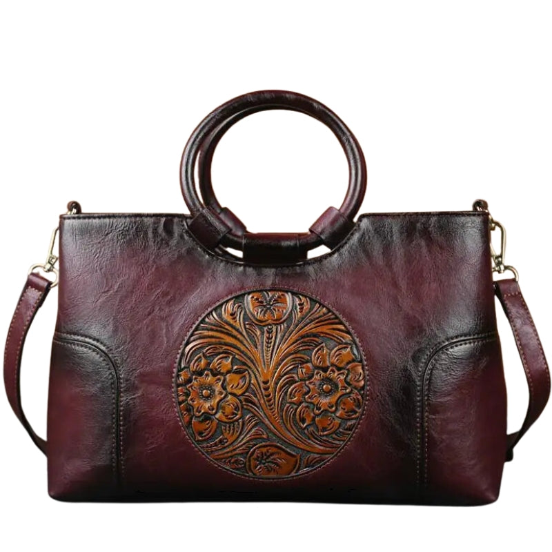 Sac rétro féminin en simili
