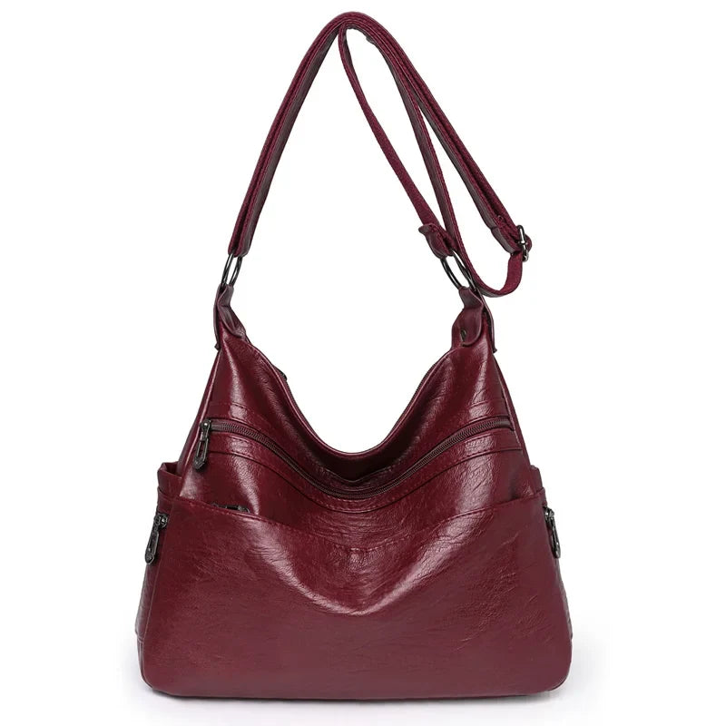 Sac rétro pour femme porté en bandoulière