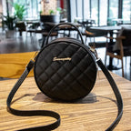 Sac rond au fini effet matelassé
