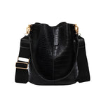 Sac seau à motif croco