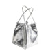 Women's Silver Bucket Bag