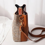 Sac seau associant deux matières
