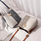 Sac seau conçu en deux matières