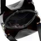 Sac seau de couleur noire à main