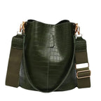 Sac seau façon crocodile