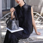 Sac seau féminin de forme carrée