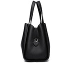 Sac seau noir à main