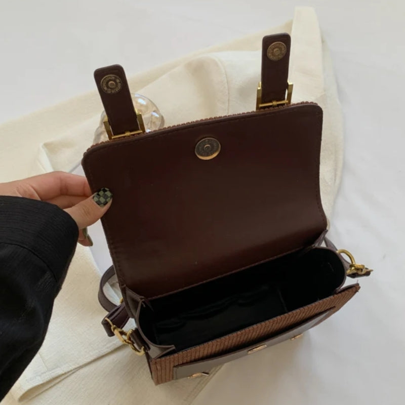 Sac style cartable vintage à main