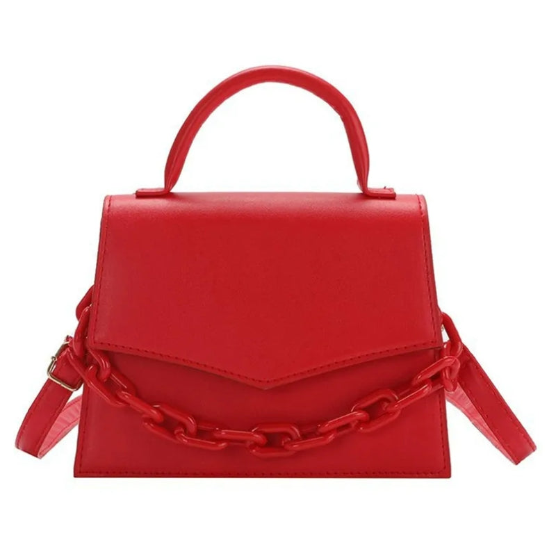 Sac tendance à main orné d'une chaîne