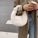 Sac tendance façon fausse fourrure