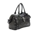 Sac tête de mort original porté à la main