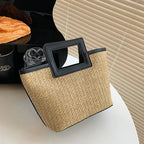 Sac tissé moderne à l'allure chic