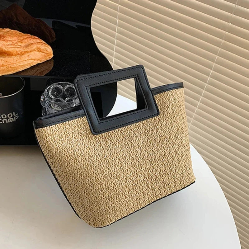 Sac tissé moderne à l'allure chic