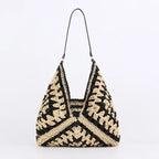 Sac tote bag en paille