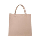 Sac tote décontracté à effet matelassé