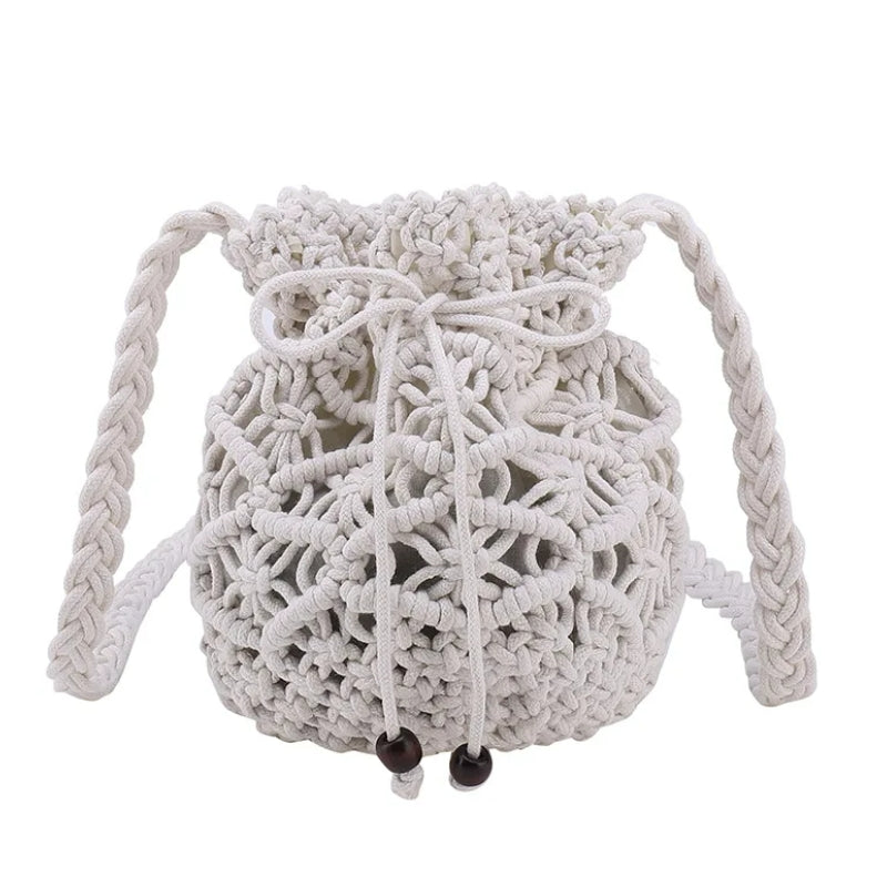 Sac travaillé en macramé