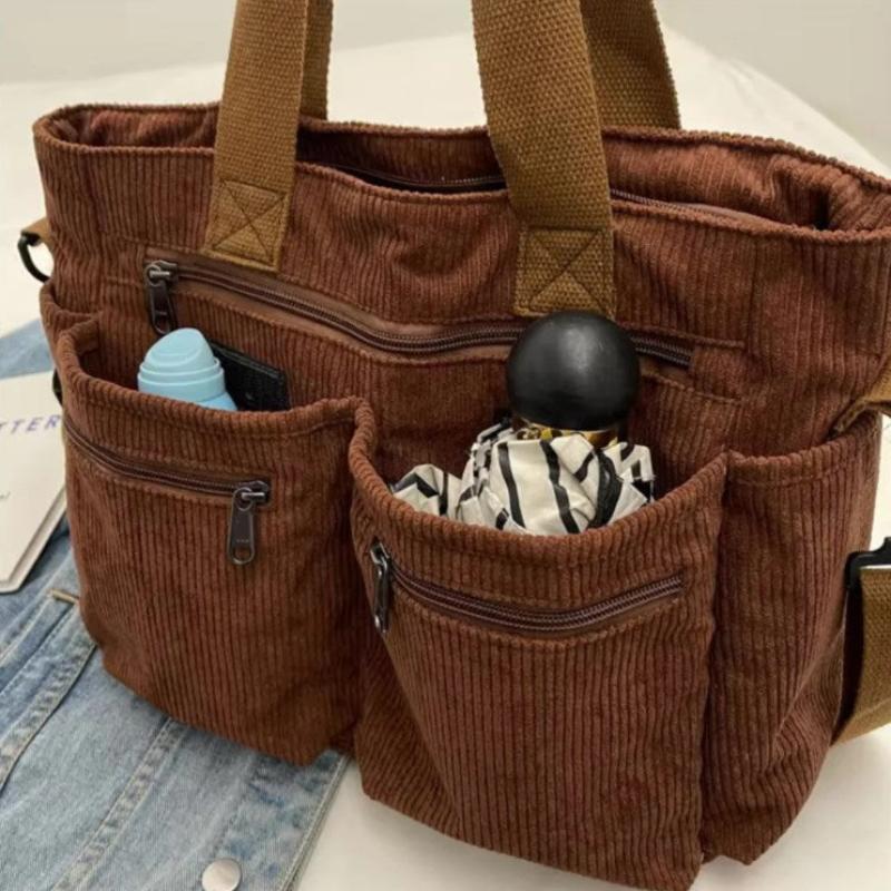 Sac velours avec bandoulière