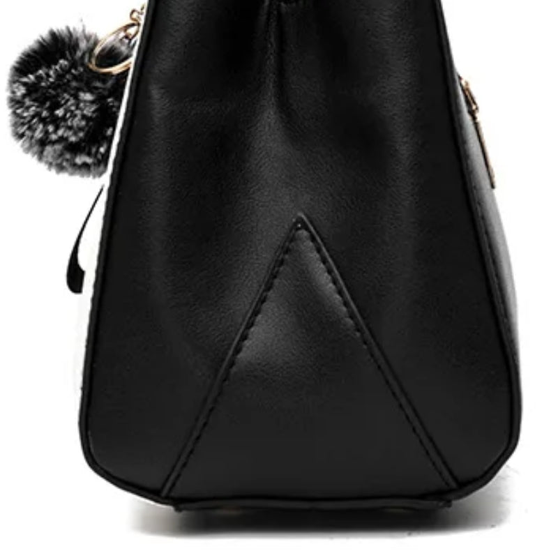Sac verni à main style croco