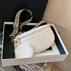 Sacoche de luxe forme banane pour femme