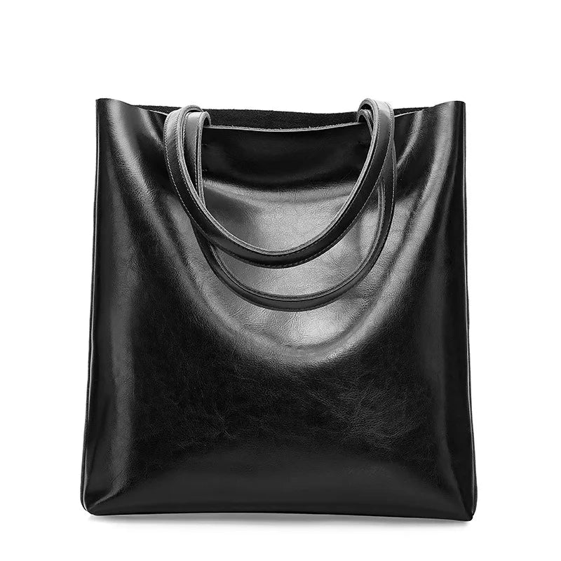 Tote bag cabas en cuir pour femme