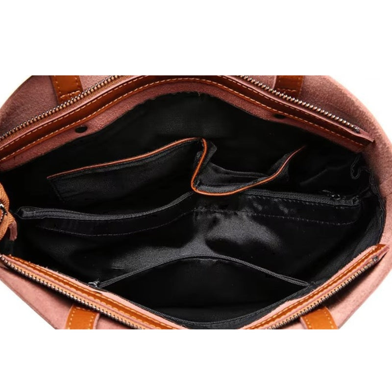 Tote bag en cuir pour femme modèle cabas