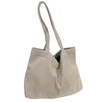 Tote bag en velours côtelé
